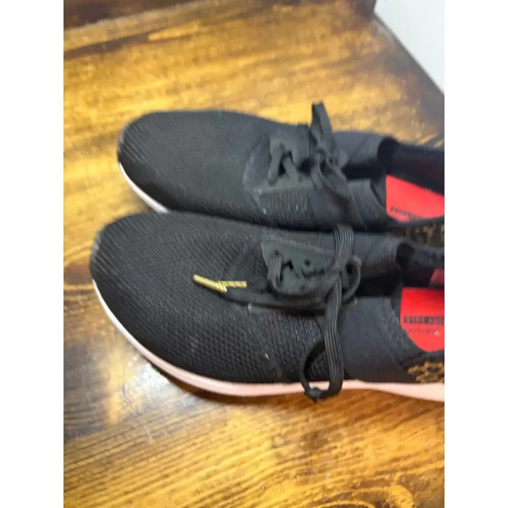 New‎ Balance Black Leopard Sneakers Size 8.5